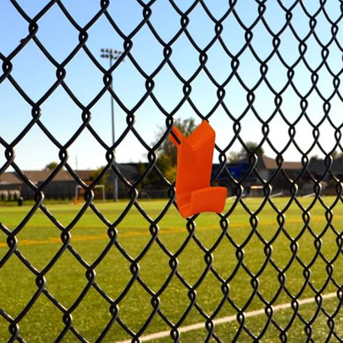 PIAOLGYI Fence Hook for Pickleball Baseball Tennis Fence Buddy,Fence Hanger Storage for Water Bottles,Backpacks,Sports Bags(Orange) - color: Orange