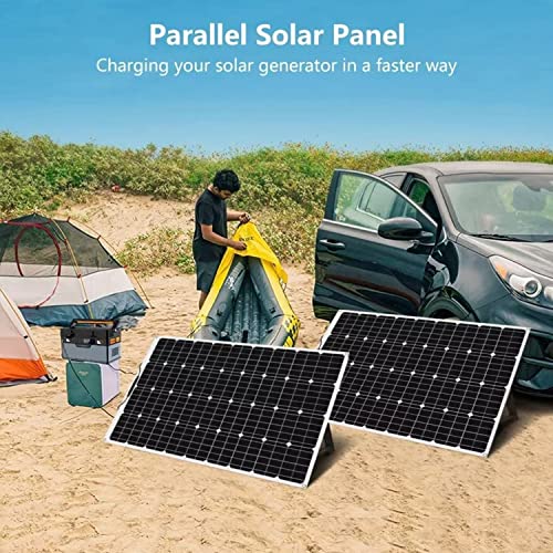 1000 Watt Solar Panel Kit, with Inverter & Charge Controller(40A) 2pcs 500 Watt Flexible Monocrystalline Solar Panel kit Photovoltaic Module for 12-48V Battery Charging Car Battery Camper RV - color: Snow-white