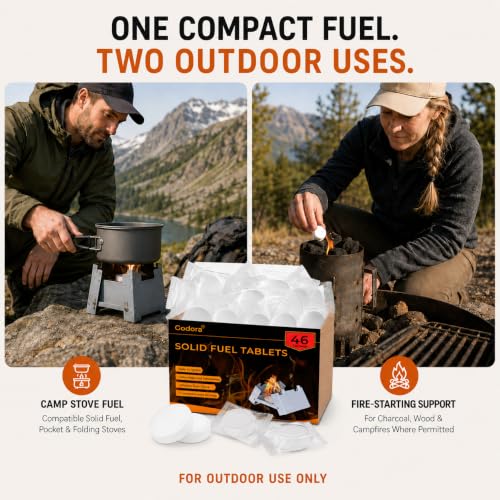 Solid Fuel Tablets - Compact Size, High Energy, Safe and Reliable - size: 46