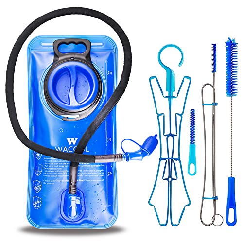 WACOOL 2.5 Liter BPA Free PEVA Hydration Pack Bladder Leak-Proof Water Reservoir (Hydration Bladder with Cleaning Kit)