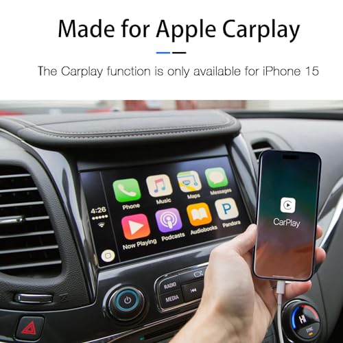Short USB C Car Carplay Cable, 20 inch USB A to USB C Cable for iPhone 15/16/16E/17E Pro Max,15 16 Plus,Air,iPad 10th Gen,iPad Pro 12.9/11, Air 5th/4th Gen Charger Cord,Phone Car Charging Cord(1.5ft) - color: White, size: 1.5FT, style: USB A to USB C (for