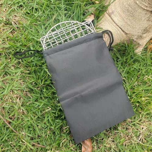 2Peices Backpacker Bushcraft Grill Grate Stainless Steel BBQ Cooking Grill Mesh Campfire Grill Square Round for Camping, Backpacking, Hunting Fishing