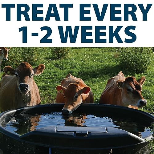 Airmax Stock Tank Defense Livestock Water Trough Cleaner Treatment, 6 Tabs | Clean drinking tanks for horse, cattle, goat & chicken with safe, easy-to-use tablet for farming & agricultural use - size: 6 Tablets