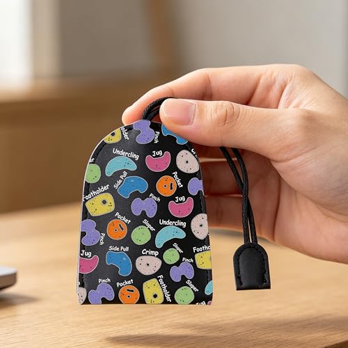 MNIGIU Rock Climber Gift for Women Rock Climbing Cosmetic Bag Climb Gift Rock Climbing Bouldering Lover Gift (climb keybag) - color: climb keybag