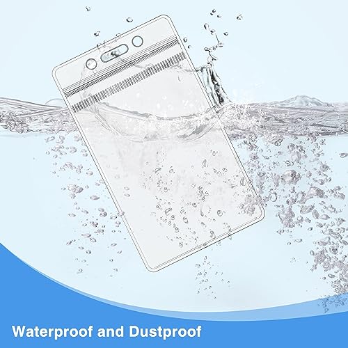 10 Pack Card Holder Vertical Clear Plastic Waterproof Name Tag Holder Fit Ship Cards, Social Security Card and Gift Card, Name Tag Holder for Nurse, Teacher and Student