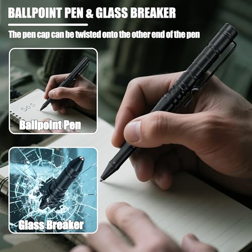 RoverTac Pocket Multitool Knife Multi Tool Set, 15-in-1 Multitool Knife, Tactical Pen with Glass Breaker, Emergency Whistle, Perfect for Camping Hiking Survival Fishing Car tool Kit, Gifts for Men - style: TOUGH GEAR FOR REAL LIFE