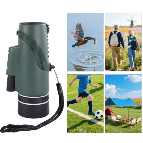 10x40 Compact & Portable Monocular Telescope for Hunting & Birdwatching for Outdoor Travel/Camping/Hunting - size: 104006