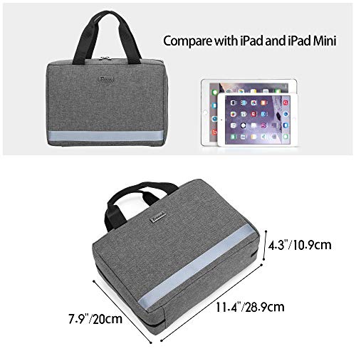 Trunab Small First Aid Kit Bag Empty Portable Emergency Kits Trauma Bag - color: Grey