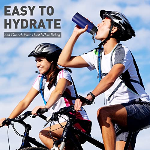 Mimorou 16 Pack Aluminum Water Bottles Bulk,Blue, Black, Red, Gray,20 Oz - color: Blue, Black, Red, Gray, size: 20 oz