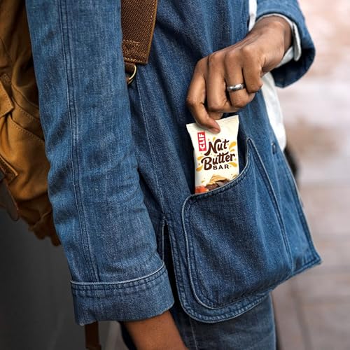 CLIF Nut Butter Bar - Peanut Butter - Energy Snack Bars - Non-GMO - USDA Organic - Plant Based - Low Glycemic - 1.76 oz. 5 Count (Pack of 6) - size: 5 Count (Pack of 6)