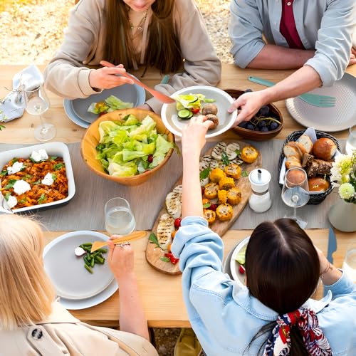 Zoyiancy 4 Sets Large Utensils Set with Case, Reusable Travel Cutlery Set - color: Large, 4 Colors