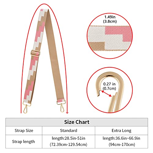 ZOOEASS Wide Shoulder Strap Adjustable Replacement Belt Crossbody Canvas Bag Handbag - color: Wide: 1.4"(3.5cm)color40, size: Wide: 1.4"(3.5cm)