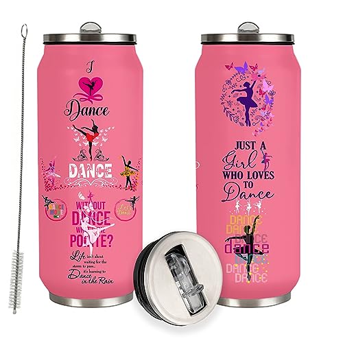 Dance Lover Gifts For Girls Women Dancer Stainless Steel Insulated Tumbler With Straw Lid，Dance Lovers Gift For Dancer As Dance Themed Gifts 17 Oz - color: Dancer