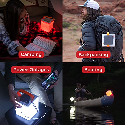 LuminAID Titan 2-in-1 Inflatable Solar LED Camping Lantern & Phone Charger - style: 300 Lumens