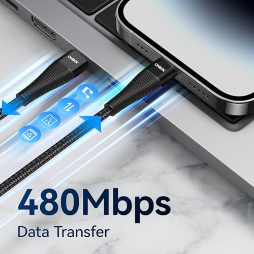 Extra Long Type C Cable 15FT, 2Pack 100W USB C Cable Fast Charging Cords | Heavy Duty USB-C Charging Cable for iPhone 17 16 15, iPad Pro, Air, Mini, MacBook, Samsung Galaxy Z Fold 7, Pixel 10 Pro XL - color: Dark Black, size: 15 FT - 2 Pack, style: USB C