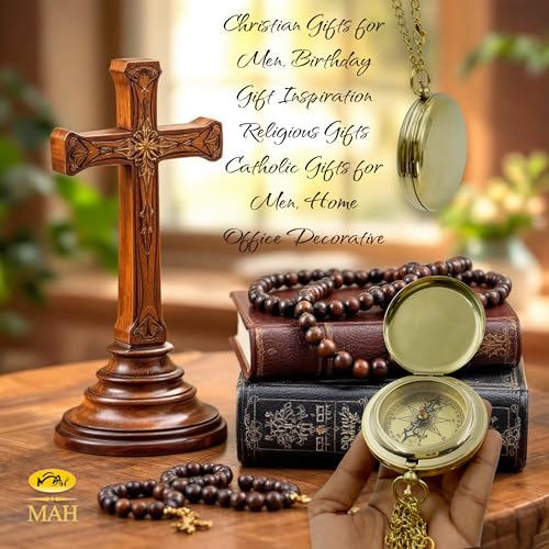 Brass Compass Gift – Push Button Compass Keepsake Gift for Son, Boys, Men, Graduation Gift, Birthday Gift Idea, Inspirational Motivational Gift for Him, Unique Gift Idea, Collectible Desk Decor - style: Brass Compass Gift – Classic Edition 4