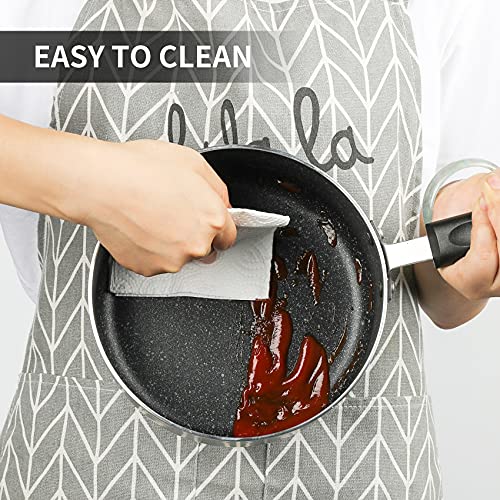 Nonstick Saucepan Set - 1.5 Quart and 2.5Quart,Ultra Non Stick Sauce Pan Small Pot with Glass Lid,Great for Home Kitchen Restaurant,Black - size: 1.5+2.5 sets