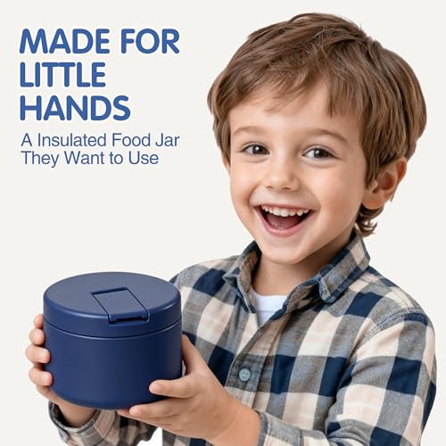 LOHASOK Kids Insulated Thermo for Hot Food Soup, 12oz,Blue - color: Blue, size: 12 ounces