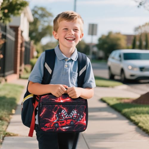 DIGOBAY Insulated Lunch Box for Kids Boys Waterproof Leakproof Lunch Bag - color: CAR