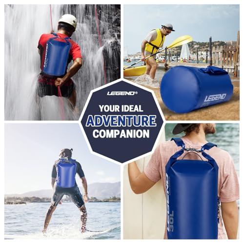 Legend UltraSEA Waterproof Dry Bag - 30L, Blue | Waterproof Roll Top Closure, Floats To Protect Gear, Lightweight Design For Kayaking And Boating - size: 30L