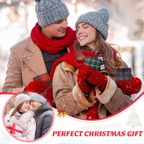 SmoothNovelty 8 Pcs Microwave Hand Warmers Reusable Flannel Handwarmers with Flaxseed Microwavable Hand Warmers Cold Pack Heating Pack Bag for Christmas Stocking Stuffer Gifts (Scottish Checked) - color: Scottish Checked
