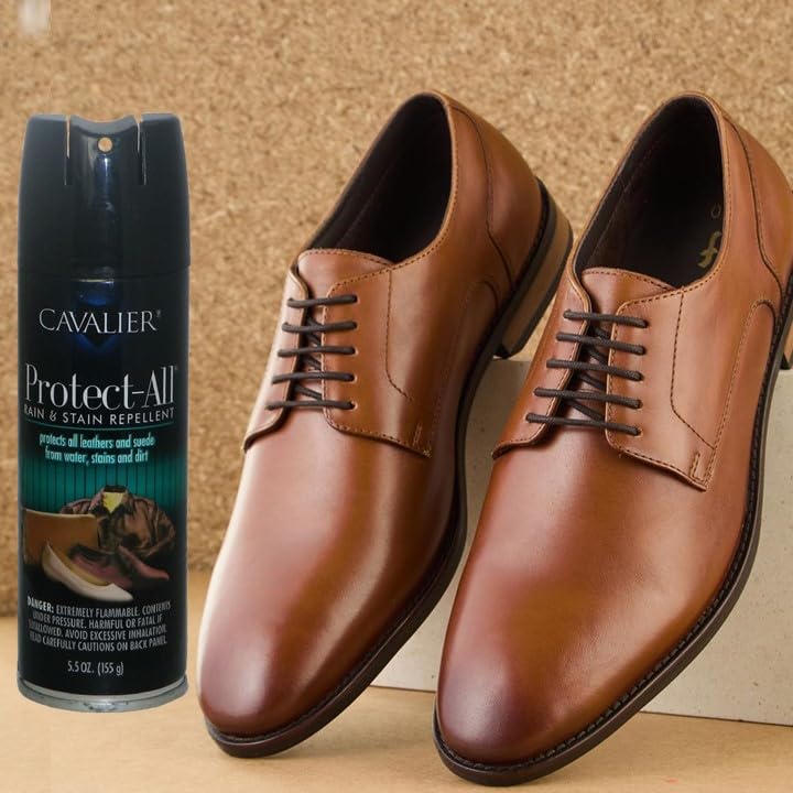 Cavalier Kiwi Protect-All Rain and Stain Repellent Great for Suede, Nubuck, Leather and Shoes - 5.5 oz