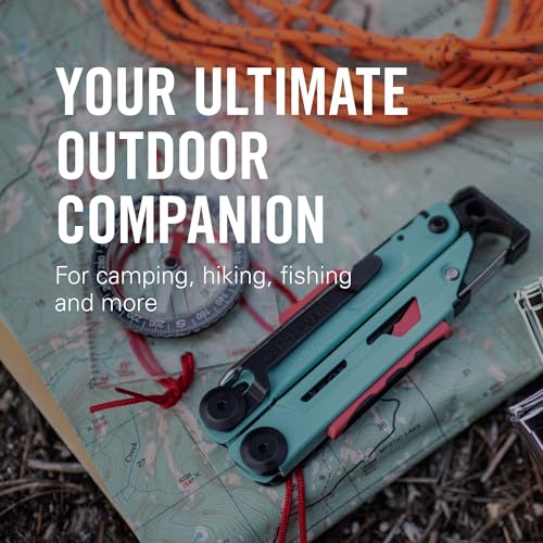 LEATHERMAN Signal 19-in-1 Multi-Tool, Guava | Ferrocerium Fire Starter, Emergency Whistle & Diamond-Coated Sharpener for Camping, Hiking & Survival, Made in USA - color: Guava