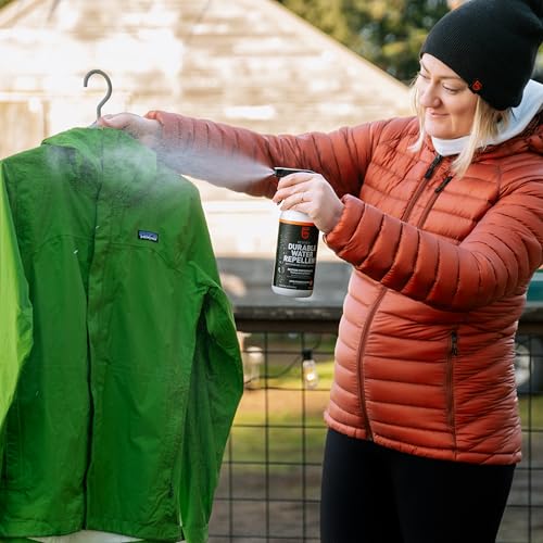 GEAR AID Revivex Durable Water Repellent (DWR) Spray for Waterproof Jackets, Rain Gear, Gore-TEX, Tents & Camping Gear – Restore Waterproofing & Breathability, Various Sizes - style: Dwr Spray, 16.9 Oz
