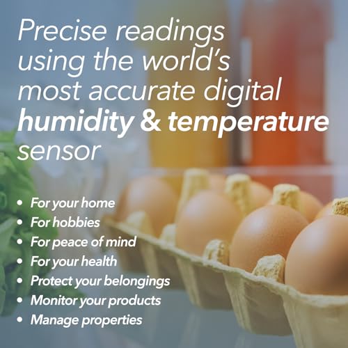 SensorPush HT.w Temperature & Humidity Sensor, Water Resistant, Bluetooth