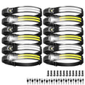 Rechargeable Headlamps 12 Pack, LED Headlight 230° Ultra Wide Beam, 6 Modes Waterproof Head Lamp, Hands-Free Forehead Light for Camping, Hiking, Running, Outdoor Gear
