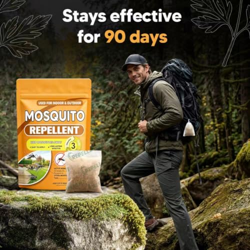 Mosquito Repellent Outdoor Patio, Keep Mosquito Away 12 Pouches - size: 1.5 Ounce (Pack of 12)