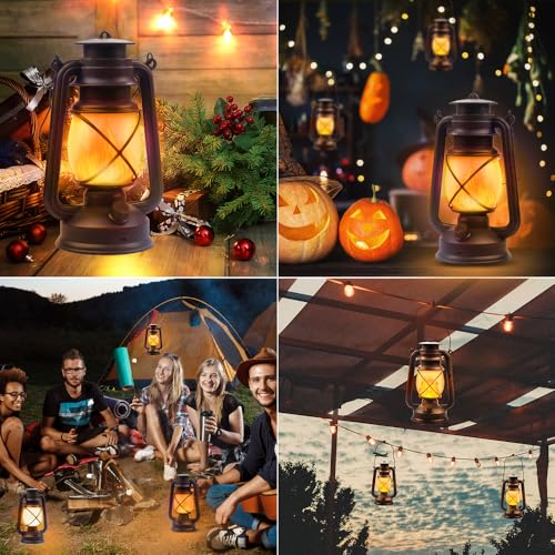 Marlrin USB Rechargeable Lanterns 2 Pack with Remote Control 4 Modes Lights