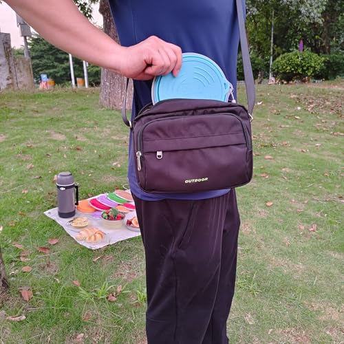 Mess Kit for Camping 2 Pack - color: Blue+Red