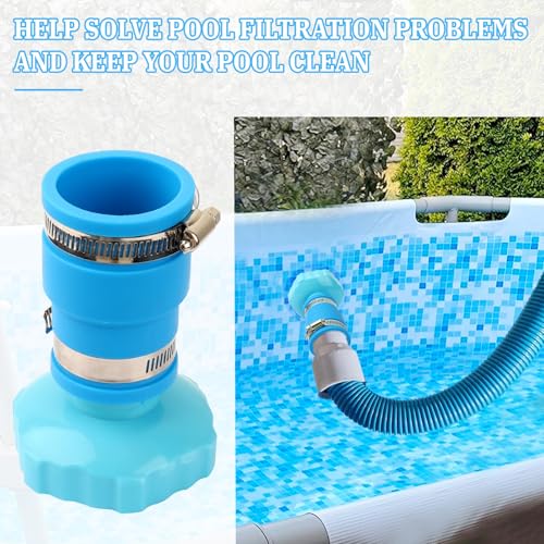 Pool Vacuum Hose Adapter Kit Compatible with Intex Adapter B