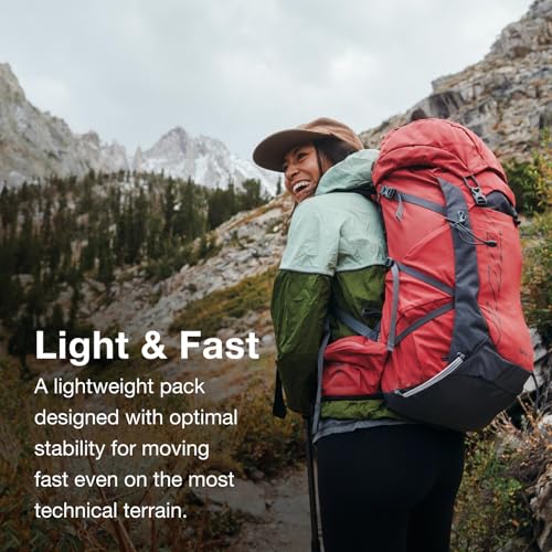 Osprey Tempest 33L Women's Lightweight Hiking Backpack, Blue OS - color: Anchor Blue/Atlas, size: 33L - Standard Fit