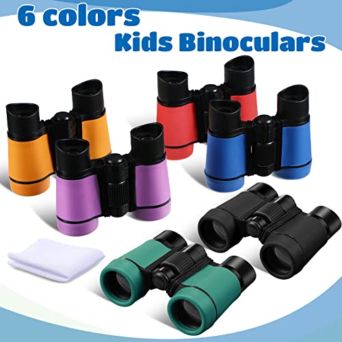 Yunsailing 6 Pcs Binoculars for Kids for Age 3-12 Years - color: Stylish Colors