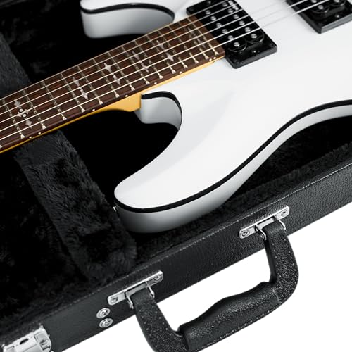 Gator Cases Hard-Shell Wood Case for Standard Electric Guitars, Fits Fender Strat/Tele Style (GWE-ELEC) - style: Electric