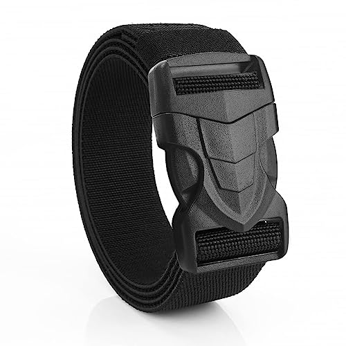 CooBigo 1 Inch 6 PCS Plastic Buckles for Strap, Nylon Webbing Backpack Buckle Clip, Side Release Clips Dog Collar, Camera Bag, Luggage Straps Replacement Dual Adjustable No Sewing - color: B: 1" Inner Diameter Black 6pcs