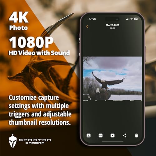 Spartan Camera GoLive 4G LTE Trail Camera, Free Roaming in US, Live-Streaming, Anti-Theft GPS, On-Demand Image&Video Capture, Real-time Updates, Built-in Lithium Battery, Blackout (2, Verizon) - size: Verizon
