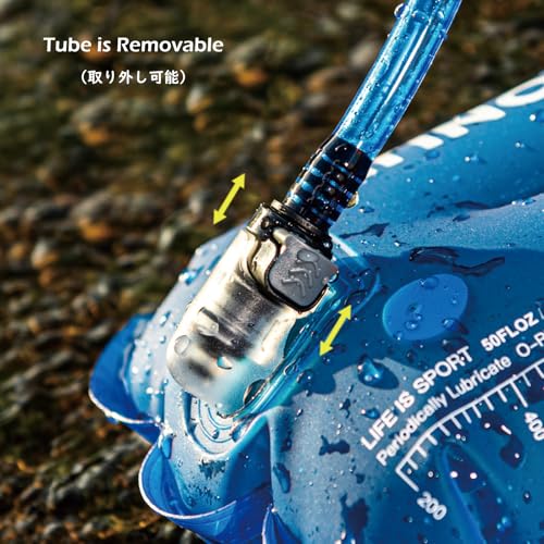 TRIWONDER Hydration Bladder Water Reservoir 1.5 Liter 2L 3L BPA Free Water Bladder for Running Cycling Hiking Camping Backpack - color: C - 3L