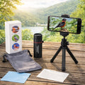 High-Definition Telescope with Universal Phone Adapter/Phone Tripod, Portable Handheld Monocular Pocket Design, Compact Fixed Focal Length - Suitable for Outdoor Exploration, Hunting