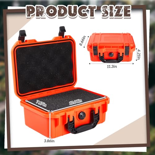 Relaxweex 11.3 x 8.7 x 4.2 Inch Hard Case, Grid Shell, Reddish Orange - color: Reddish Orange, size: 11.3 x 8.7 x 4.2 Inch, style: Grid Shell