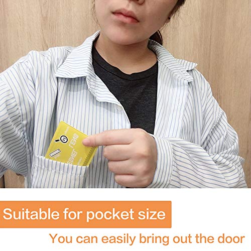 MagDepo 6 Pack Credit Card Size Magnifier Ruler Fire Starter Magnifying Glass Wallet Pocket Magnifier for Reading Small Print, Maps, and Books -Green - color: Green