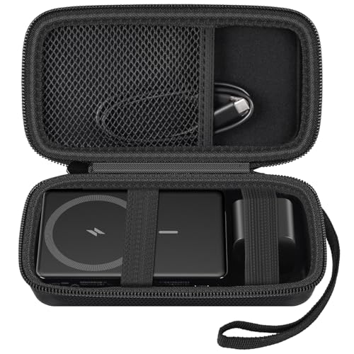 Power Bank Case for Anker MagGo 633/622/621/321 Portable Charger, Box Only - color: Black, size: Large