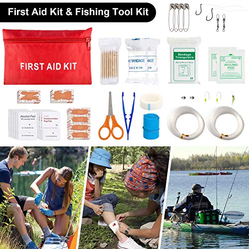 Survival Kit, 151Pcs Survival Gear Emergency Supplies First Aid Kit