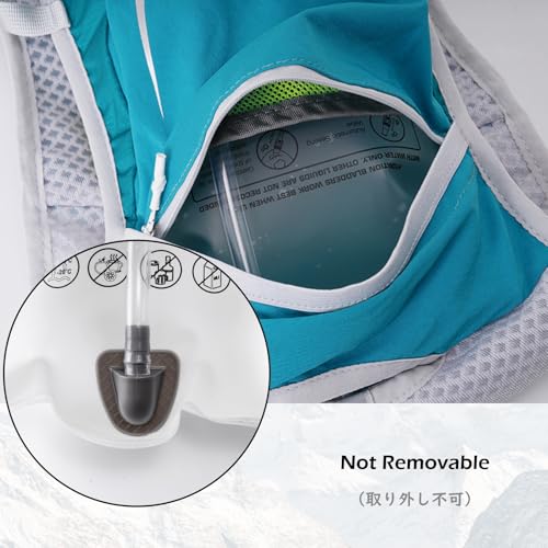 TRIWONDER Hydration Bladder Water Reservoir 1.5 Liter 2L 3L BPA Free Water Bladder for Running Cycling Hiking Camping Backpack - color: D - 3L