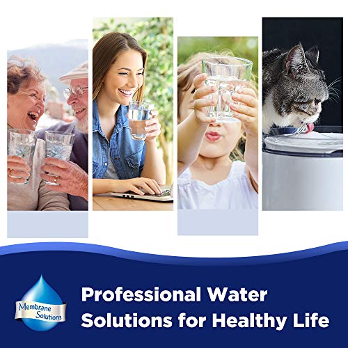 Membrane Solutions 20 Micron 10"x2.5" Polypropylene Sediment Water Filter | Whole House Pre-Filter Replacement Cartridge for Universal 10 inch System, Compatible with FXUSC, AP110, P5 - 6 PACK - style: 20 Micron