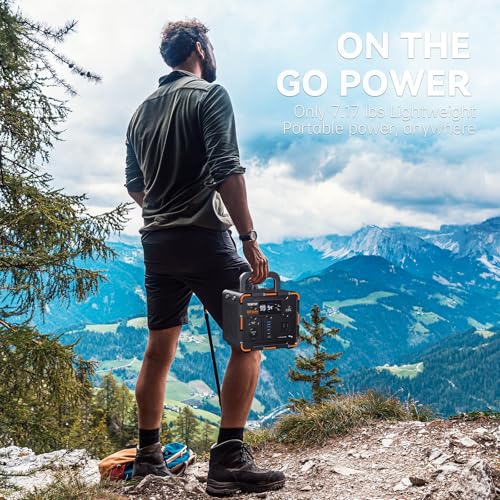 300W Portable Power Station, Solar Generator 259Wh, 70,000mAh LiFePO4 Battery with 65W USB-C PD&Pure Sine Wave AC, Solar Charging for Camping,Home Backup,Emergency Power(SOS Light & LCD Display) - size: 300W, 259Wh