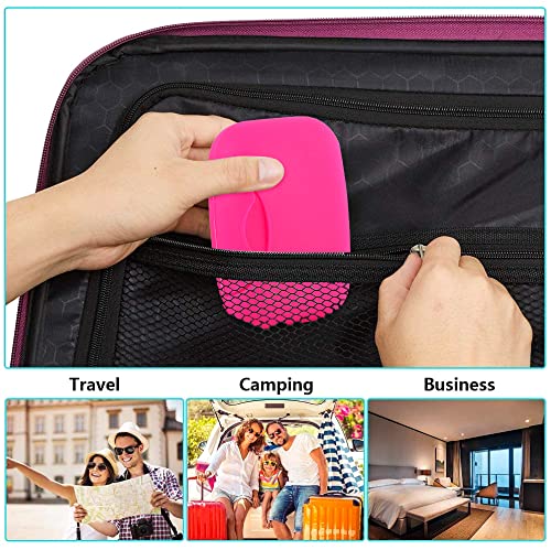 2 Pcs Plastic Soap Case Holder Container Box Home Outdoor Hiking Camping Travel Rose - color: Rose