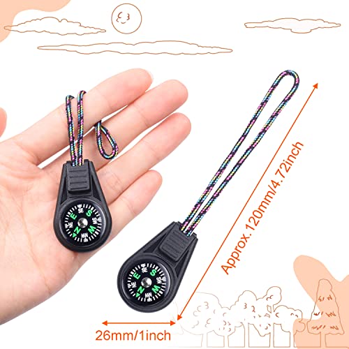 10/25/50/100 Pack Compass for Kids Mini Compasses Bulk Kids Toy Compass for Party Favor/Hiking/Scout Classroom Learning Directions - color: 10PCS Black